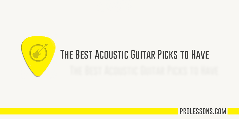 The Best Acoustic Guitar Picks to Have