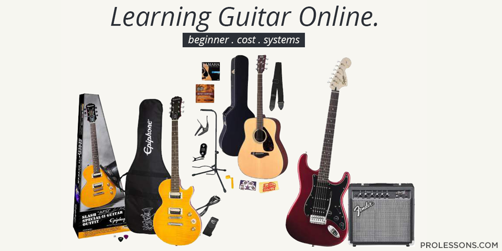 How much do online guitar lessons cost for beginners?